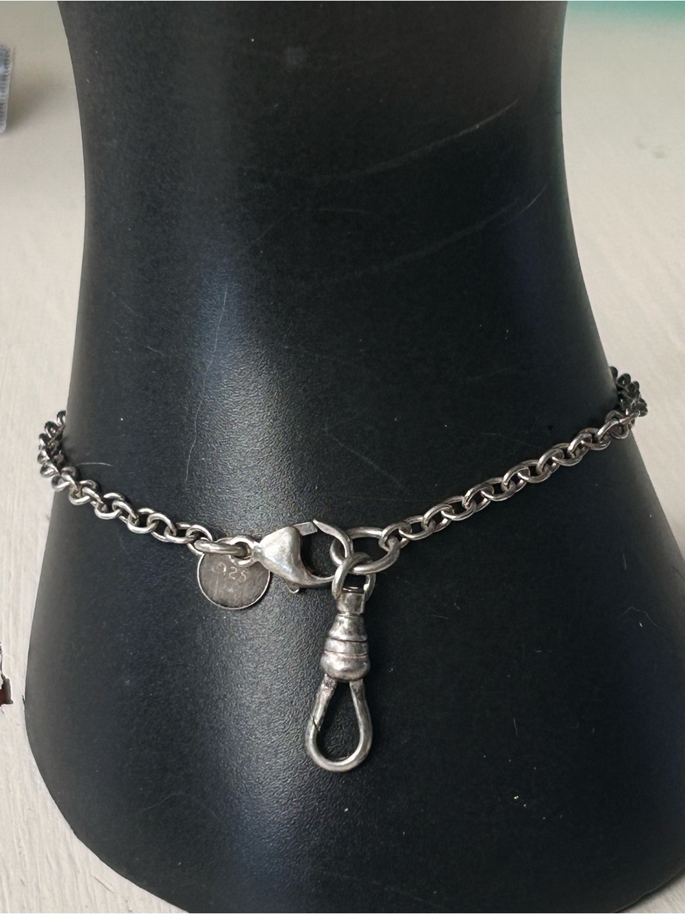 Emily Ray 925 sterling silver charm bracelet.